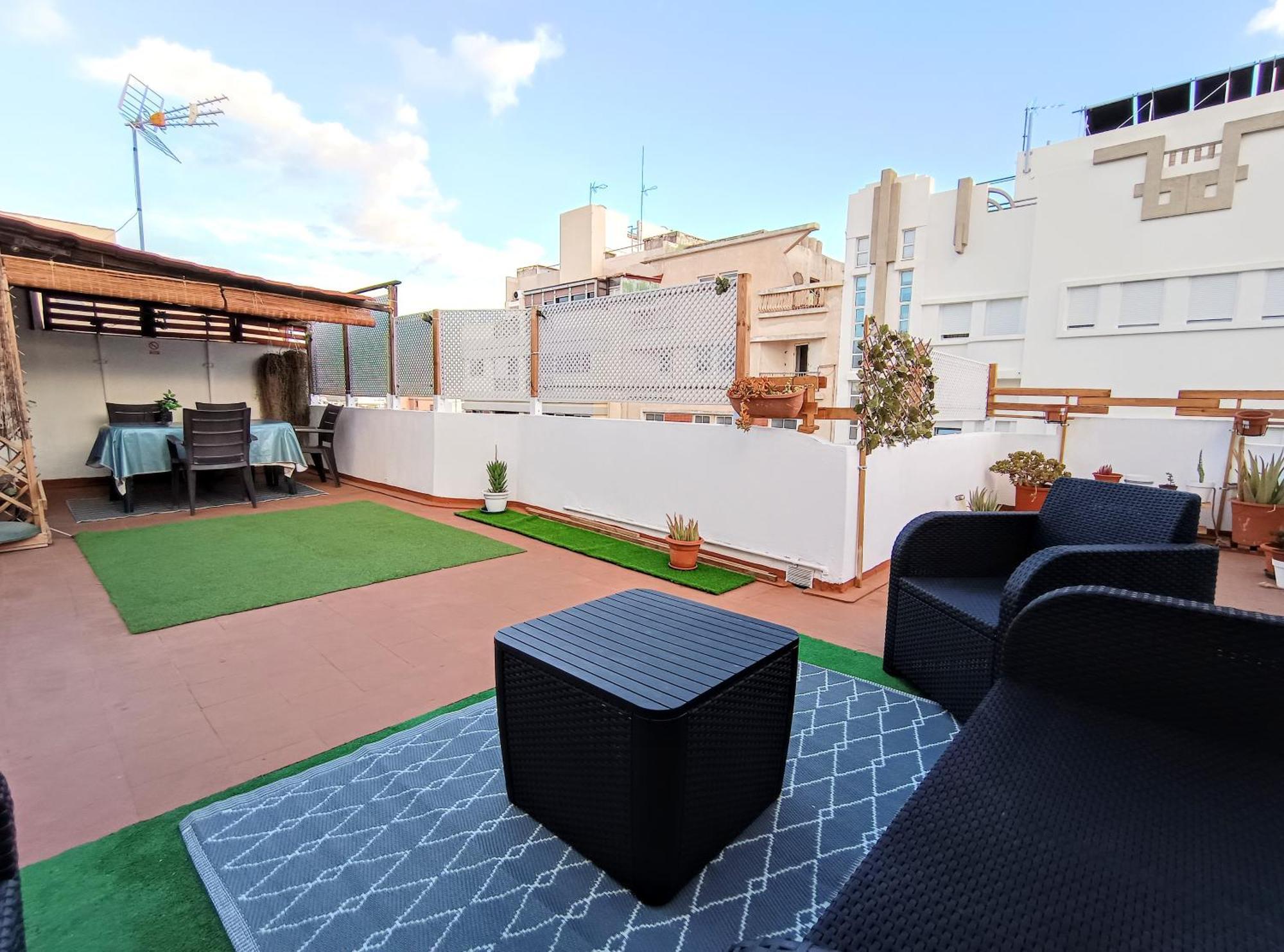 Center Santa Cruz, Alojamiento Centrico Con Gran Terraza, Cocina , Salon Y Banos, Todo Privado Exterior photo